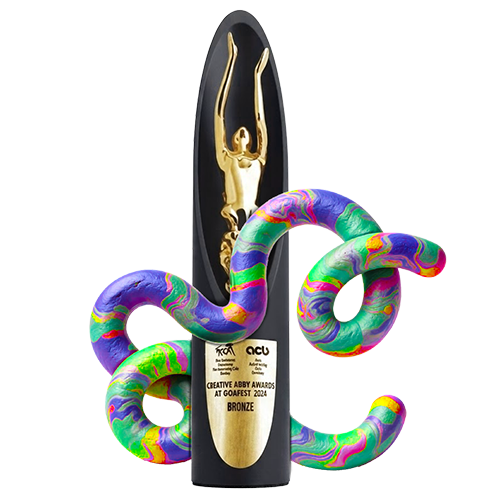 Gold trophy